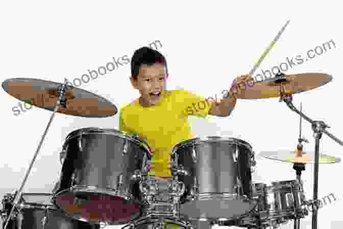 A Child Playing The Drums Drums Ya Learn The Back Beat Kids Learn How To Play Drums