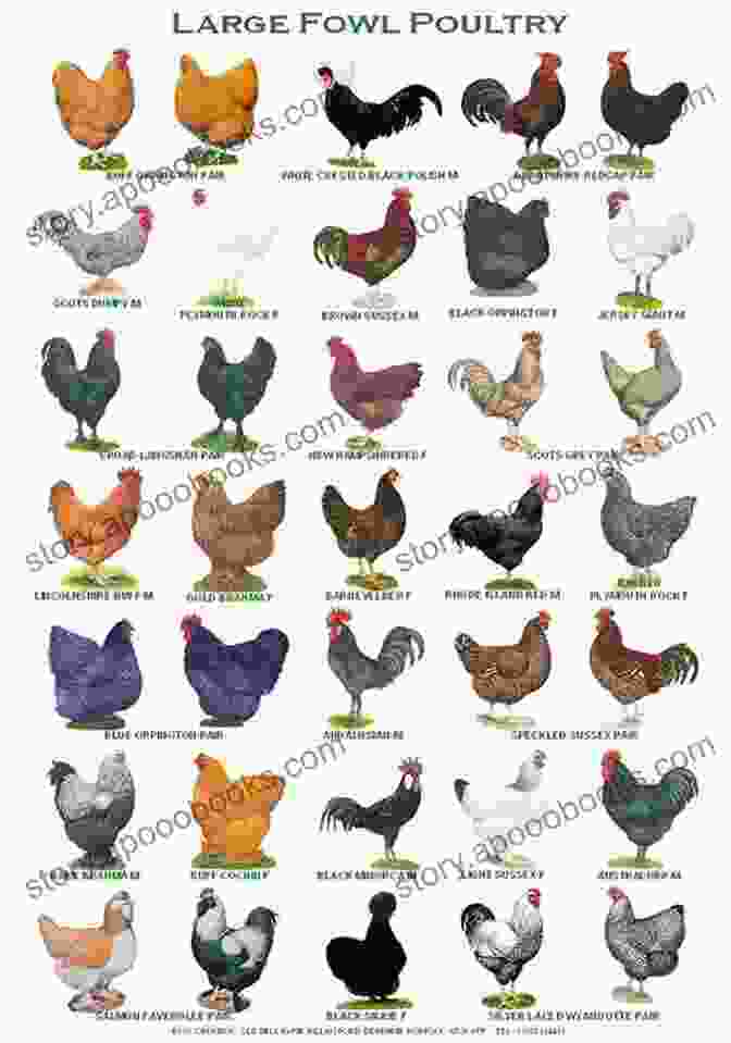 A Collage Of Colorful Chicken Breeds, Showcasing Their Diverse Appearances And Characteristics. Raising Chickens For The First Time: 6 Simple Steps To A Healthy Happy And Productive Backyard Flock Get Endless Fresh Eggs And Have Fun ng It (Backyard Chickens Guide)