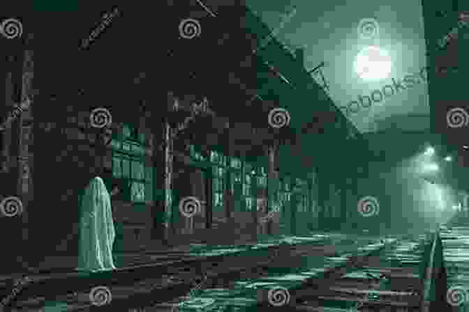 A Dark And Eerie Railway Station With A Ghostly Figure In The Background Railways Strangest Tales Tom Quinn