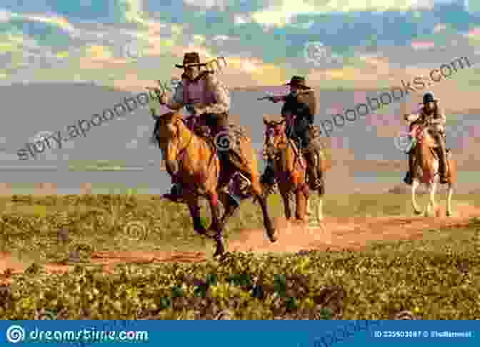 A Group Of Cowboys Riding Through A Vast Western Landscape, Their Horses Galloping In Unison, Symbolizing The Unbreakable Bond Of The Buckskin Brotherhood Big Hearted Cowboy (The Buckskin Brotherhood 2)