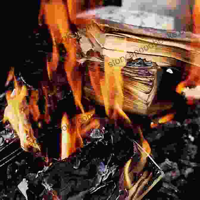 A Group Of People Burning Books The Hatred Of Literature