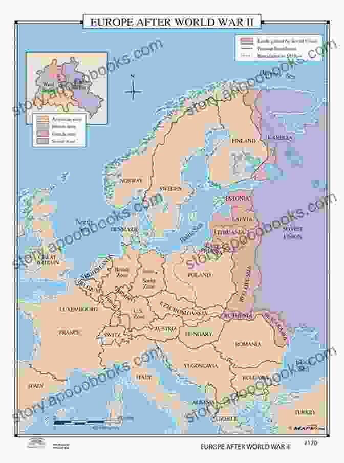 A Map Depicting The Division Of Europe After World War II, With The Soviet Union And Its Satellite States On The Left And The Western Bloc On The Right The Legacy Of The Cold War: Perspectives On Security Cooperation And Conflict (The Harvard Cold War Studies Book)