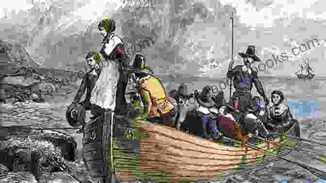 A Painting Depicting The Arrival Of The Pilgrims To Plymouth Rock, Marking A Pivotal Moment In American History. Plymouth Rock Speaks (History 26)