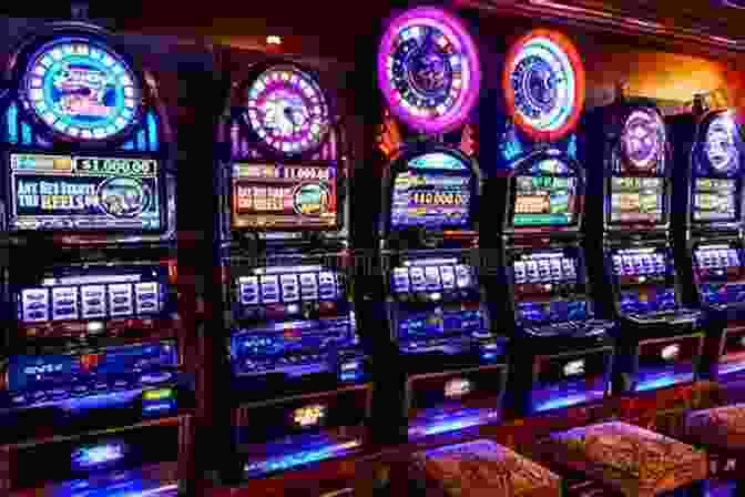 A Row Of Colorful Slot Machines With Flashing Lights Fantasy Sport Made Easy: How To Gamble Like A Pro: How To Make Money In Fantasy Sports Betting