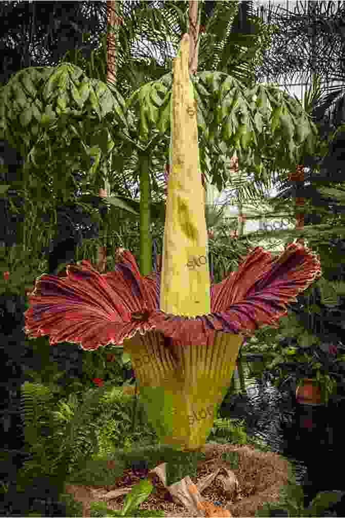 A Titan Arum Flower In Full Bloom Good Night Titan Arum And Farewell