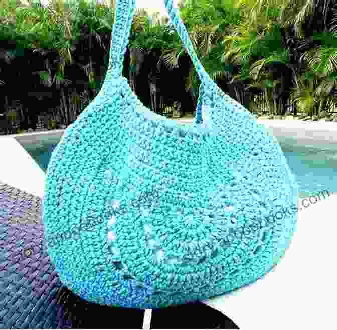 A Vibrant, Handmade Crochet Tote Bag With Intricate Patterns And Tassel Details, Perfect For Summer Shopping Trips And Beach Days. Summer Tote Crochet Shopping Bag Pattern: Crochet Pattern