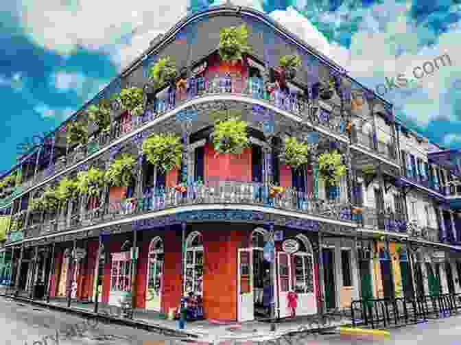 A Vibrant Street Scene In The French Quarter, New Orleans, With Colorful Buildings And People Walking Top Ten Sights: New Orleans