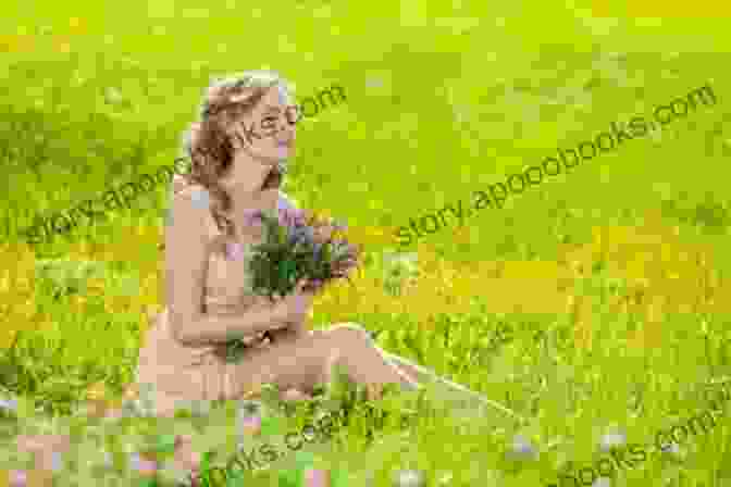 A Woman Sitting In A Field Of Flowers, With A Peaceful And Content Expression On Her Face. She Is Surrounded By A Soft, Warm Light, Symbolizing The Healing Power Of Love. ALL THE LOVE : HEALING YOUR HEART