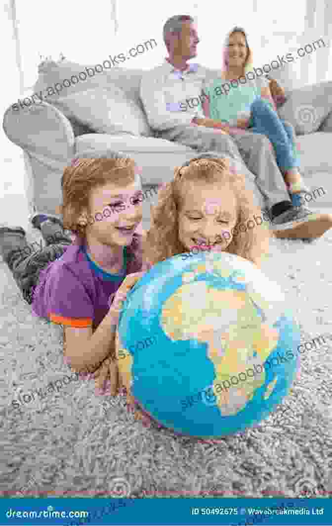 A Young Child, Eyes Wide With Wonder, Exploring A Globe, Symbolizing The Boundless Possibilities Of Geographical Exploration Children Learn Geography Of The World: 200+ Countries Continents Flags Maps Capital Cities For The World Africa North America South America Asia Europe And Oceania