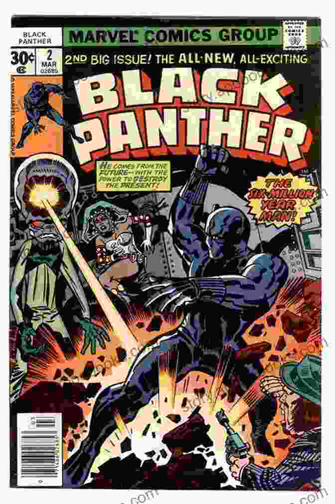 Black Panther Comic Book Cover From 1977, Featuring T'Challa In His Iconic Suit Black Panther (1977 1979) #1 Staci Perry