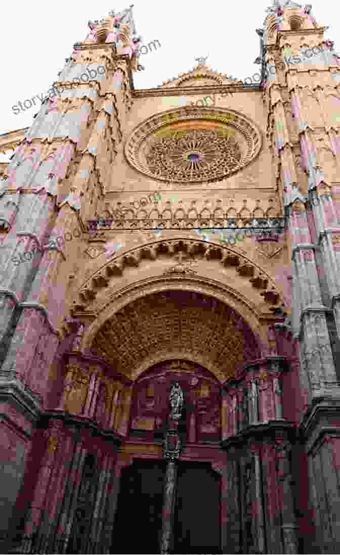 Close Up Of The La Seu Cathedral's Intricate Facade Mallorca: Palma (200 Images)