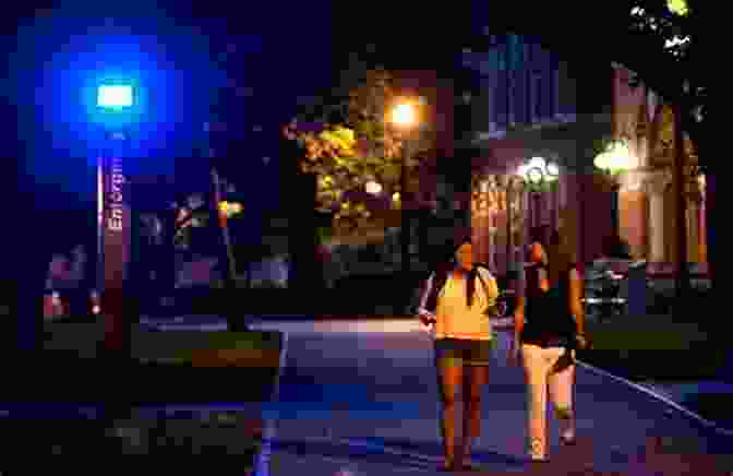 Confident Female Walking On Campus At Night The Ultimate Guide To College Safety: How To Protect Your Child From Online Offline Threats To Their Personal Safety At College Around Campus