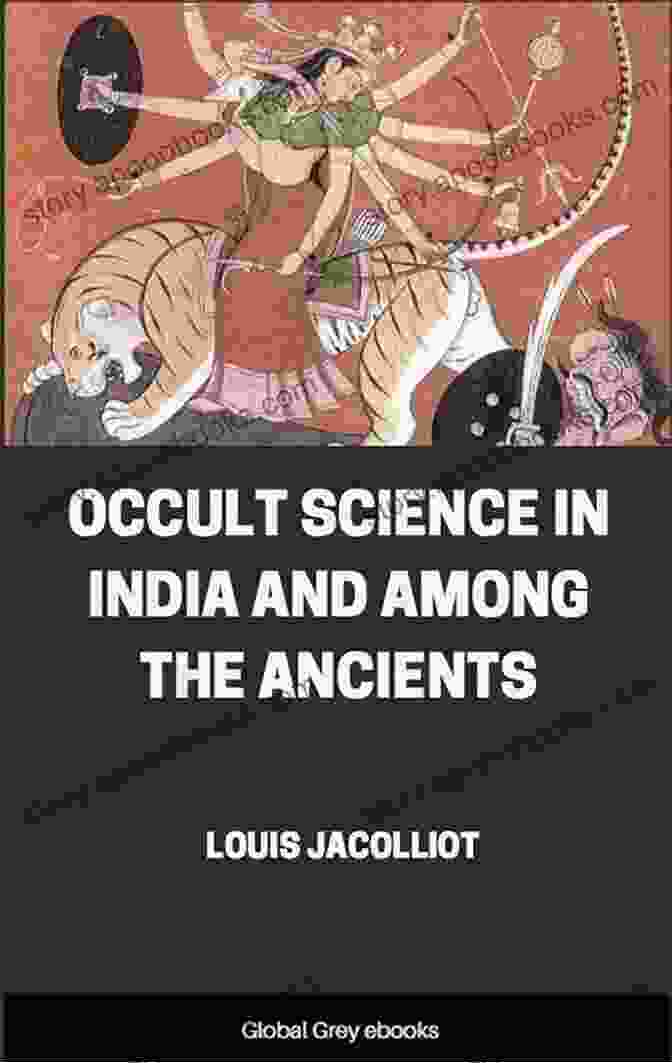 Cover Image Of Occult Science In India Book, Featuring A Mystical Night Sky With Geometric Patterns Occult Science In India