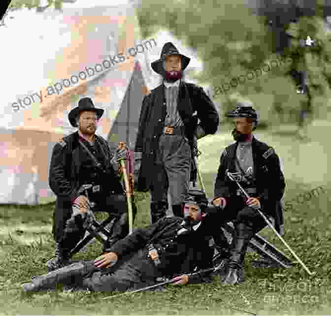 Image Of A Group Of Union Soldiers Posing For A Photograph A Civil War Scrapbook: I Was There Too