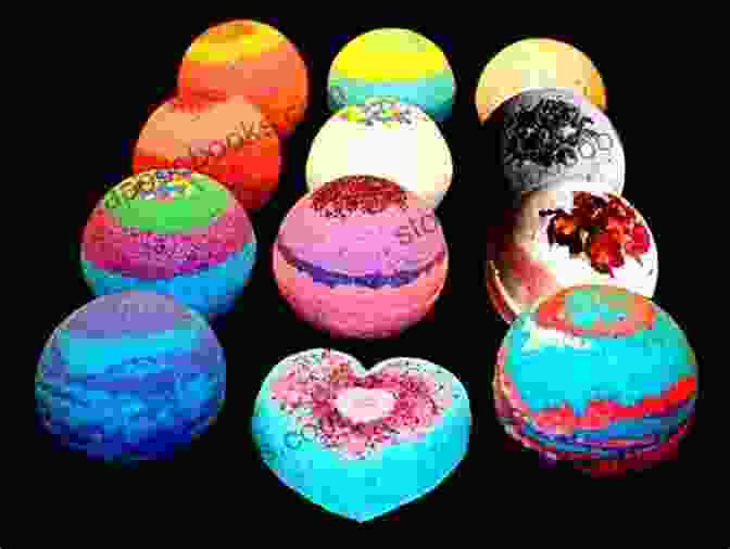 Image Of Colorful Bath Bombs Fizzling In A Bathtub With Rose Petals Scattered Around DIY Bath Bombs Made Easy: 40 Organic DIY Bath Bomb Recipes For Fragrant Skin And A Rejuvenating Bath Experience