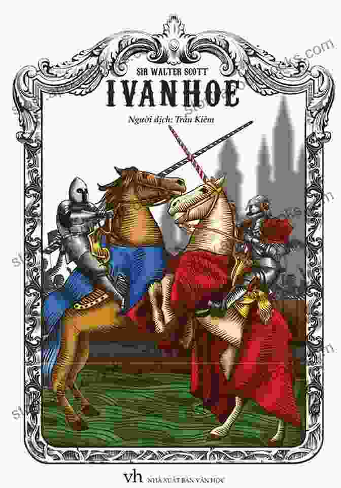 Ivanhoe Book Cover, Featuring A Knight In Armor On Horseback The Hunchback Of Notre Dame (+Audiobook): With A Tale Of Two Cities Ivanhoe The Count Of Monte Cristo Black Beauty The Life And Adventures Of Robinson Crusoe