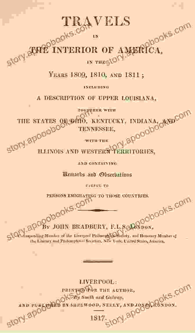 Map Of Bradbury's Travels In The Interior Researches In South Africa: Illustrating The Civil Moral And Religious Condition Of The Native Tribes: Including Journals Of The Author S Travels In The Interior Volume 1