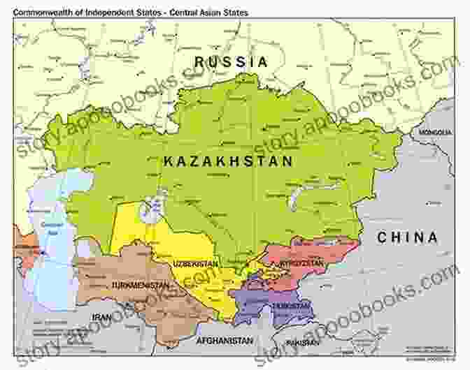 Map Of Central Asia Conflict Areas In The Caucasus And Central Asia