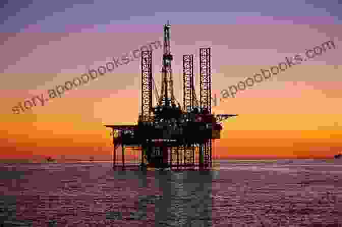 Oil Rig Against A Colorful Sunset, Symbolizing The Race To Preserve Petroleum Racing To Preserve Precious Petroleum: A Treatise On Automobile History Presented In Short Stories