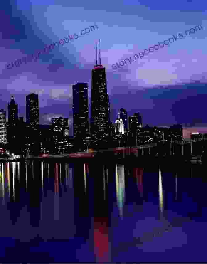 Panoramic View Of Chicago Skyline At Dusk, With Skyscrapers Illuminating The Sky Chicago Travel Guide With 100 Landscape Photos