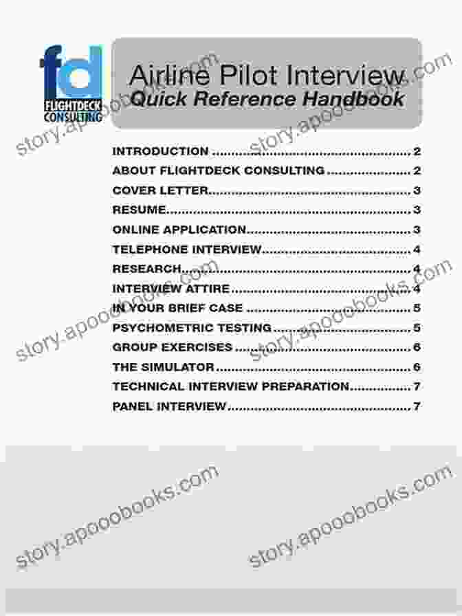 Pilot Interview QRH Book Cover PILOT INTERVIEW QRH: EASY SUMMARY OF ATPL QUESTIONS