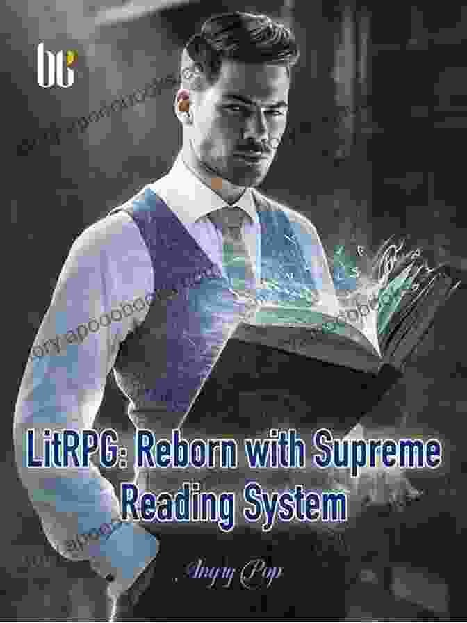 Reborn With Supreme Reading System Book Cover Featuring Zhou Yuan Reading An Ancient Scroll Surrounded By Mystical Symbols LitRPG: Reborn With Supreme Reading System: Fantasy Litrpg System 5