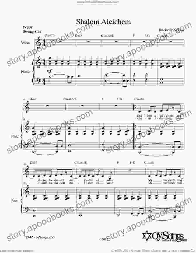 Shalom Aleichem Piano Sheet Music Collection Interior Shalom Aleichem Piano Sheet Music Collection Part 7 (Jewish Songs And Dances Arranged For Piano)