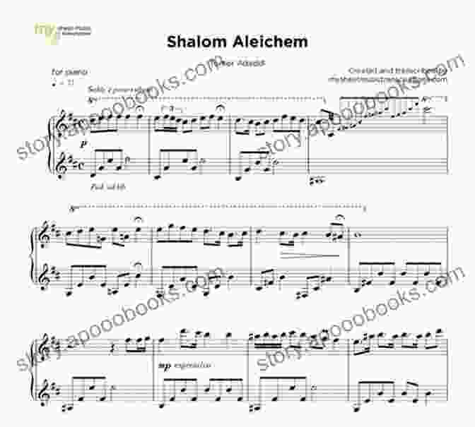 Shalom Aleichem Piano Sheet Music Collection Tradition Shalom Aleichem Piano Sheet Music Collection Part 7 (Jewish Songs And Dances Arranged For Piano)