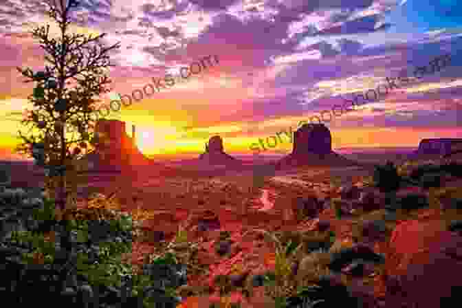 Sunrise Over Monument Valley's Iconic Buttes Southern Utah: Monument Valley Moab Glen Canyon Capitol Reef Bryce Canyon Beyond