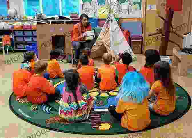 Teacher Using A Digital Tablet To Teach Indigenous History Voices Of Resistance And Renewal: Indigenous Leadership In Education