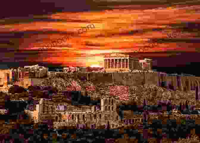 The Acropolis At Sunset Postcards: A Visual Escape Through Athens