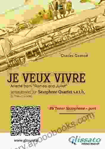 Bb Tenor Sax: Je Veux Vivre for Saxophone Quartet satb: Ariette from Romeo and Juliet