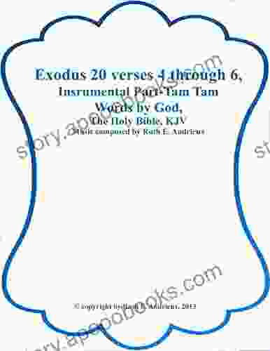 Exodus 20 Verse 4 Thru 6 Instrumental Part Tam Tam: 2nd Commandment