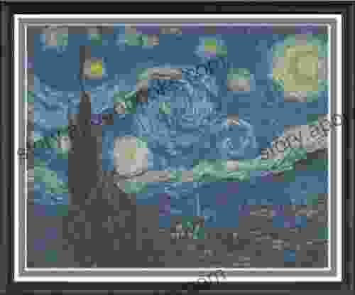 Starry Night Counted Cross Stitch Pattern